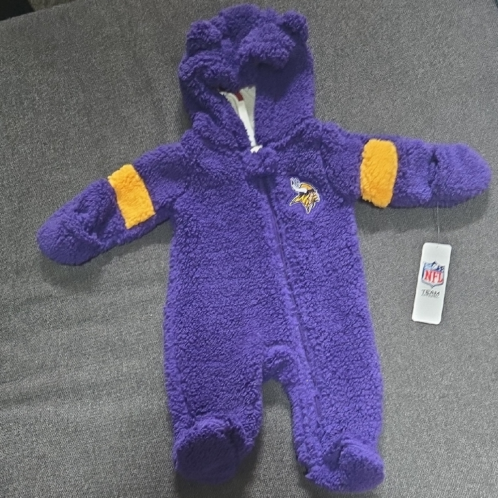NFL Purple and Gold Kids Footie
